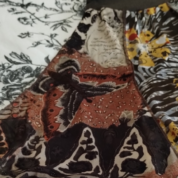 Multicolor Patchwork Skirt - Picture 2 of 6